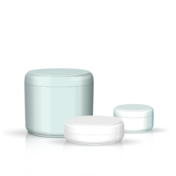 Single walled cream jars image